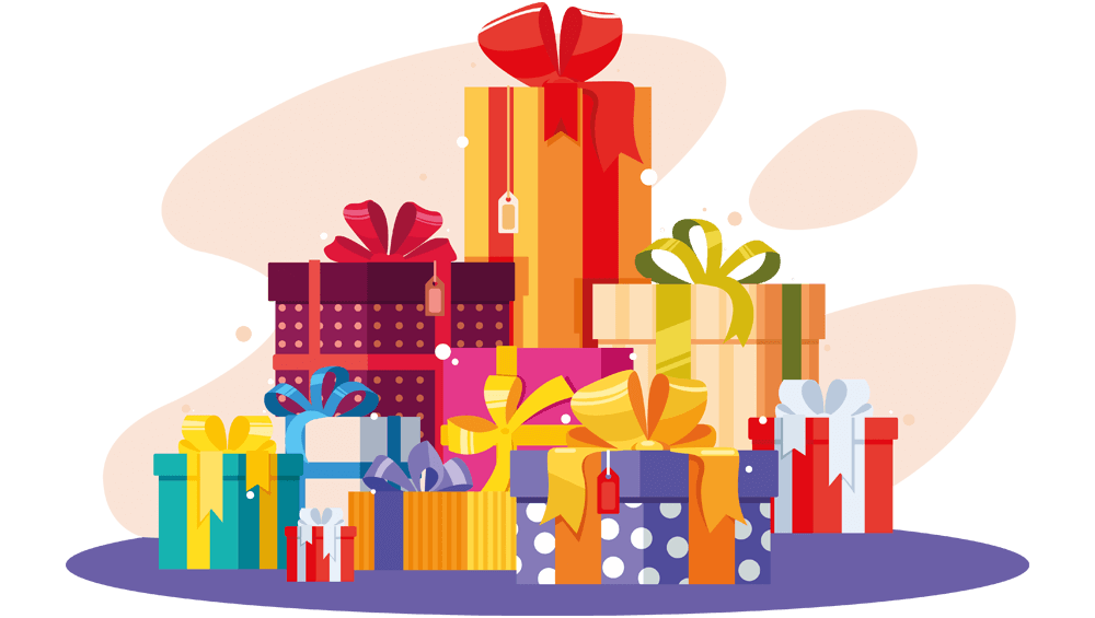 Weihnachtsgeschenk Banner Weihnachtsgeschenk